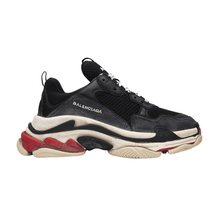 Balenciaga Triple S Black White Red