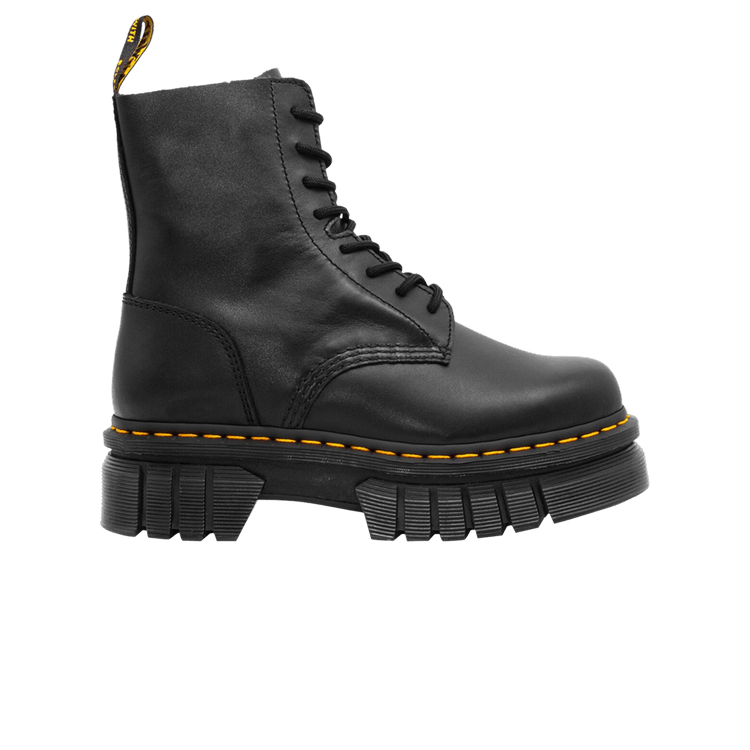 Dr. Martens Audrick Leather Platform Boot Black Nappa Lux (Women's)