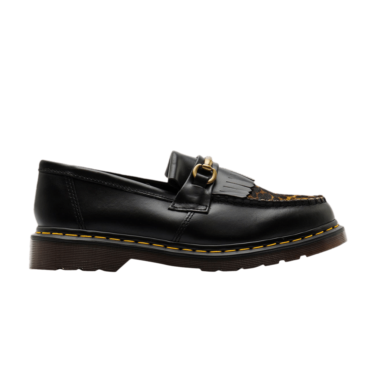 Dr. Martens Adrian Snaffle Hair On Loafer Micro Leopard
