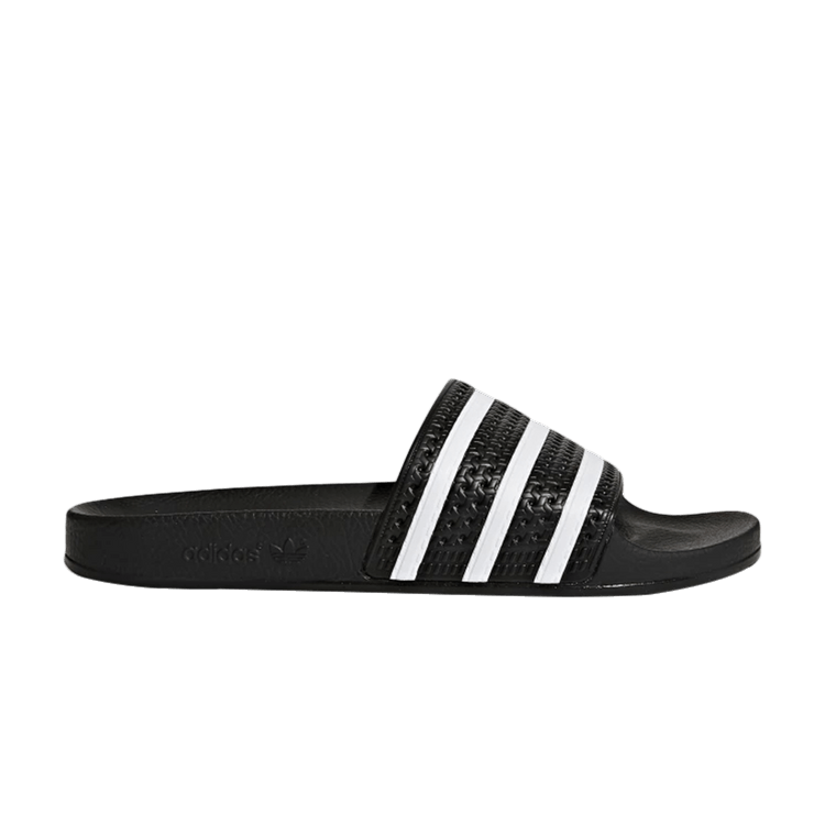 adidas Adilette Slides Black White