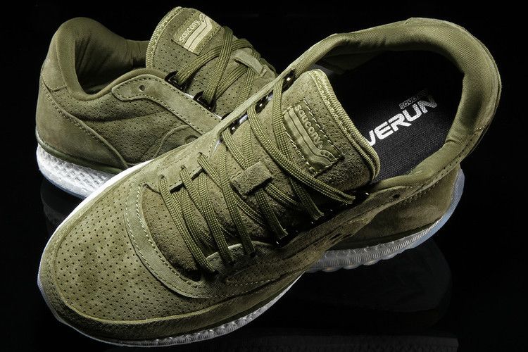 Saucony Freedom Runner Suede Olive