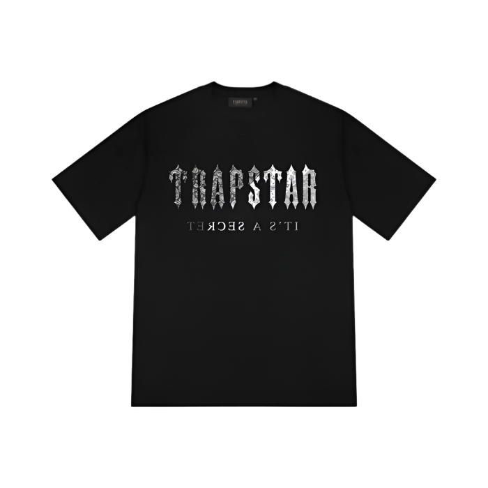 Trapstar Decoded Paisley Monochrome Edition Tee - Black