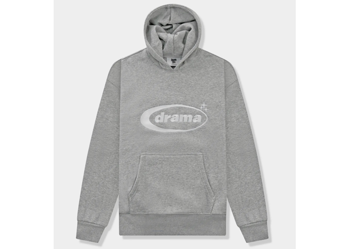 Drama Call 'Oval' Hoodie Grey