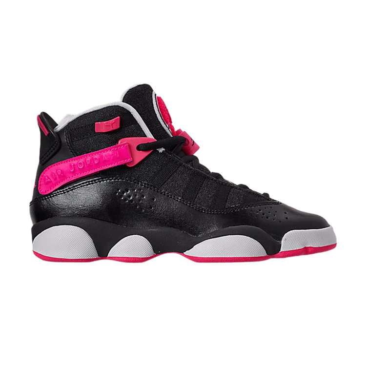 Jordan 6 Rings Black Hyper Pink White (GS)