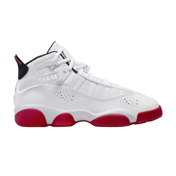 Jordan 6 Rings White University Red (GS)
