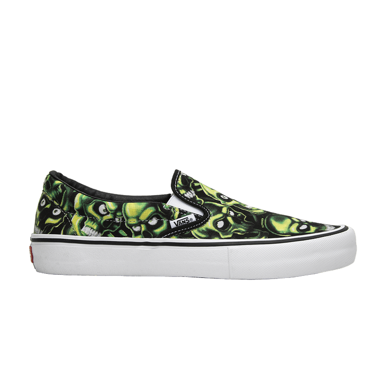 Vans Slip-On Supreme Skull Pile (Green)