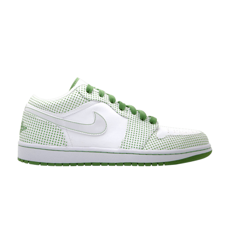 Jordan 1 Phat Low Polka Dot White Chlorophyll