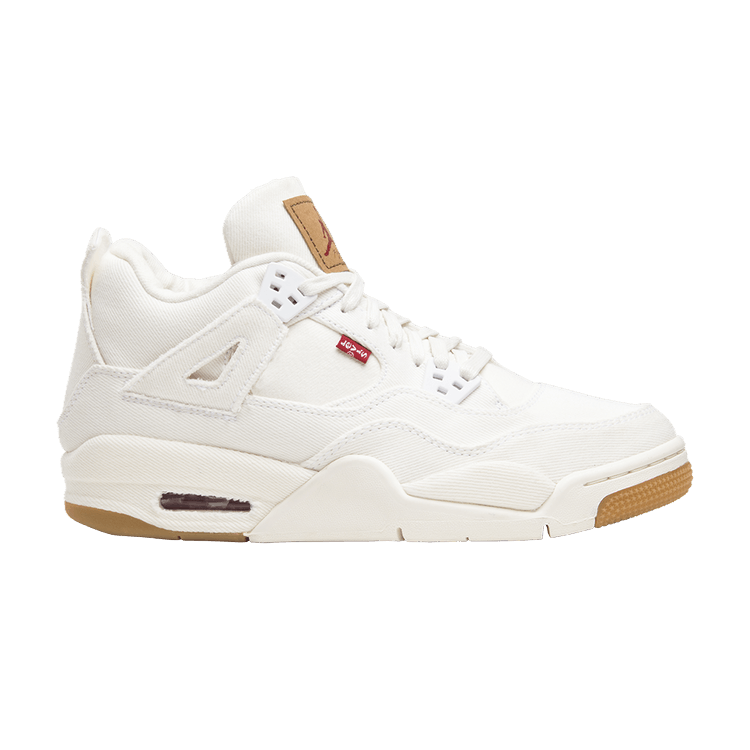 Jordan 4 Retro Levi's White (GS) (Levi's Tag)