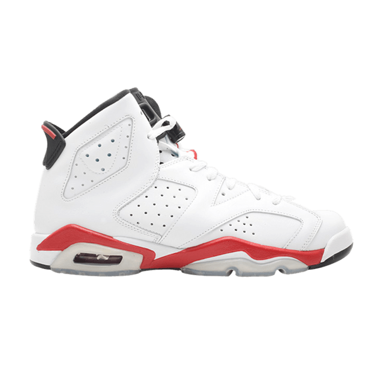 Jordan 6 Retro White Varsity Red (GS)