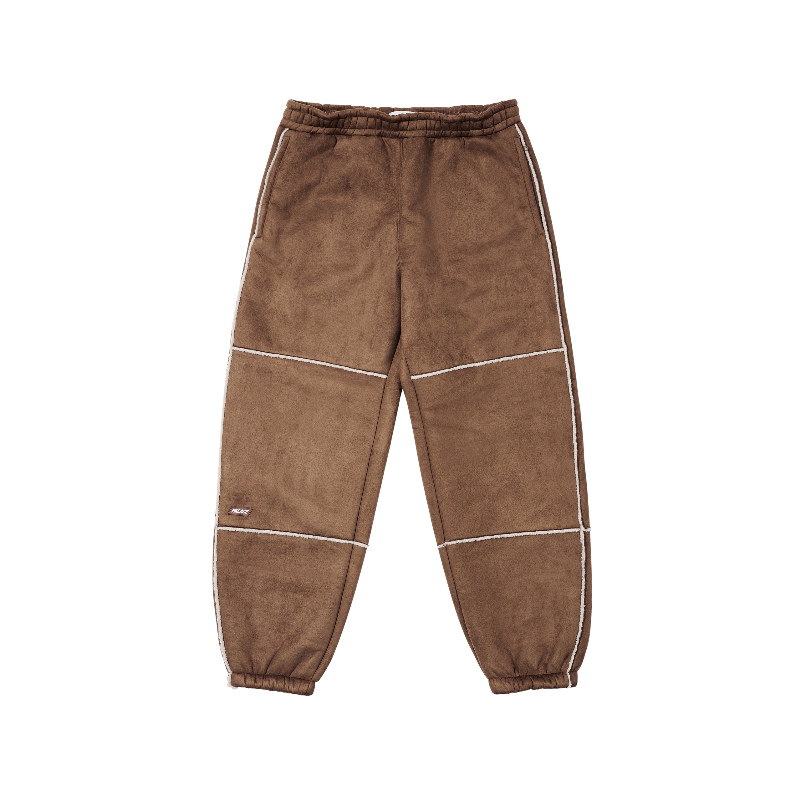 Palace Sherpa Faux Suede Jogger Caked Brown