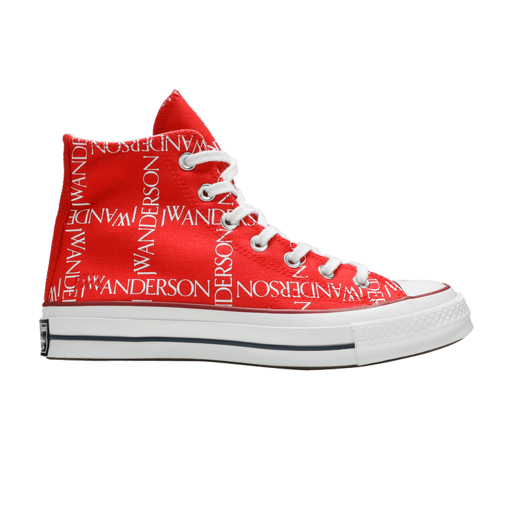 Converse Chuck Taylor All Star 70 Hi Grid JW Anderson Red