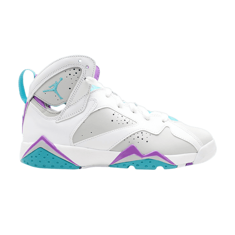 Jordan 7 Retro Neutral Grey Mineral Blue Bright Violet (GS)