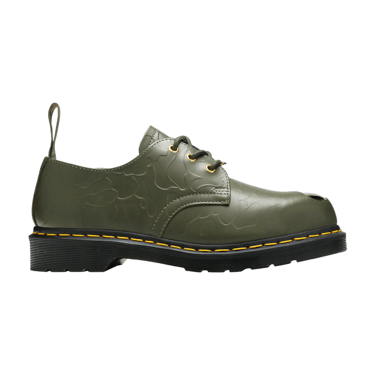 Dr. Martens 1461 Bape Khaki Smooth Emboss