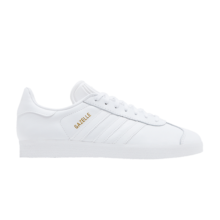 adidas Gazelle White/White-Gold Metallic