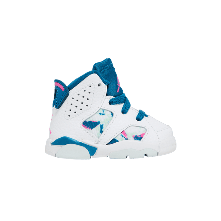 Jordan 6 Retro White Laser Fuchsia Green Abyss (TD)