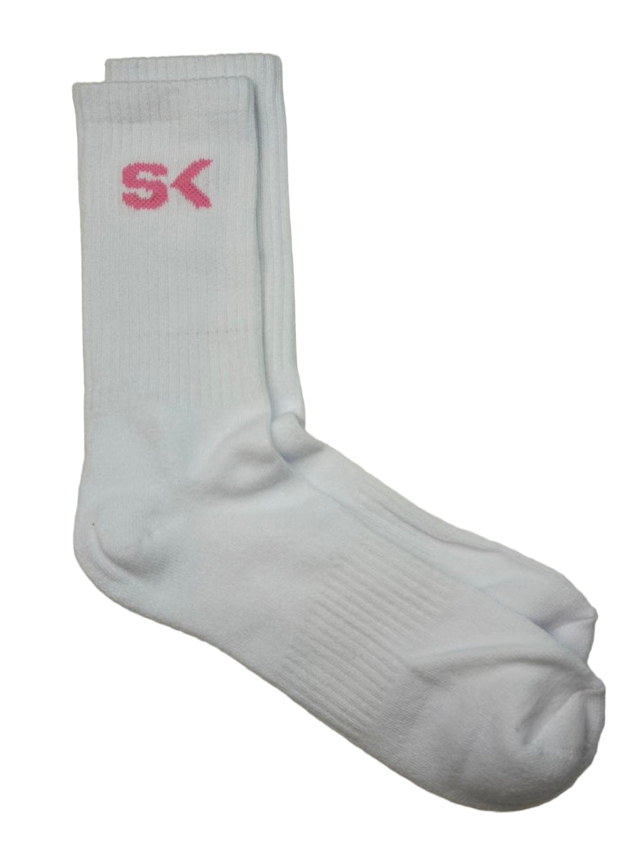 Side Kicks Everyday SK Socks - White/Pink
