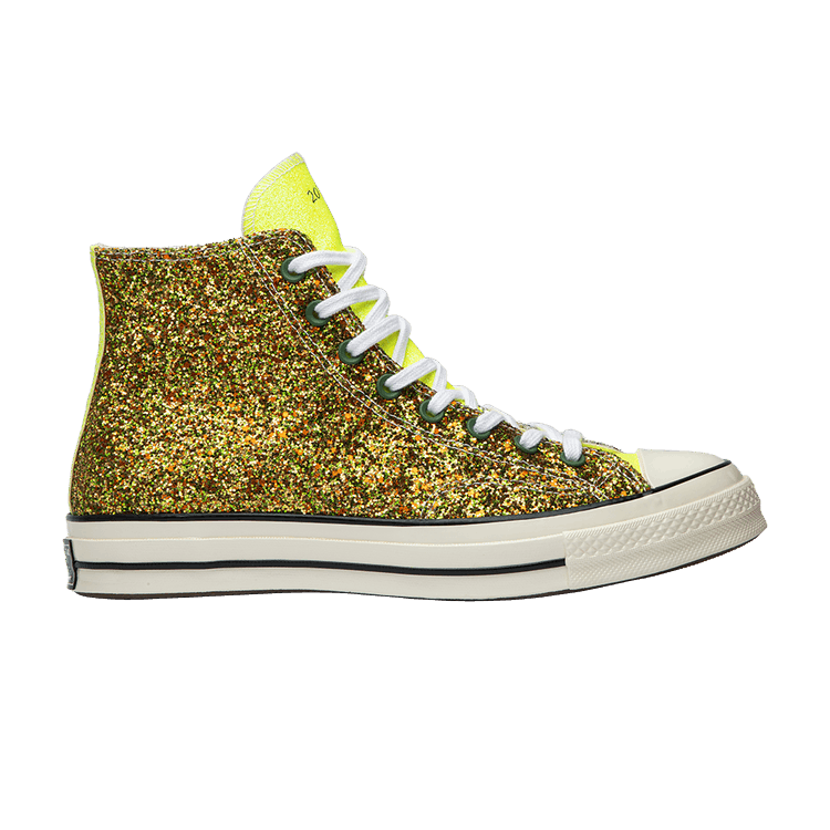 Converse Chuck Taylor All Star 70 Hi JW Anderson Glitter Gold Silver