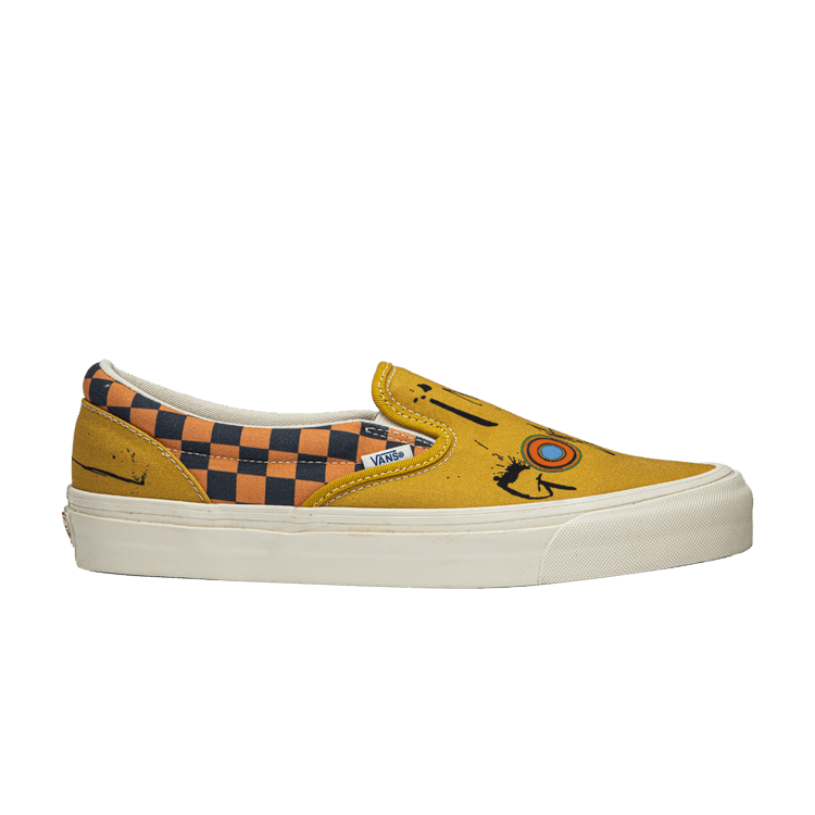 Vans Slip-On Ralph Steadman Checkerboard Orange