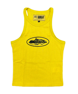 Corteiz Womens Alcatraz Tank Top Yellow/Black