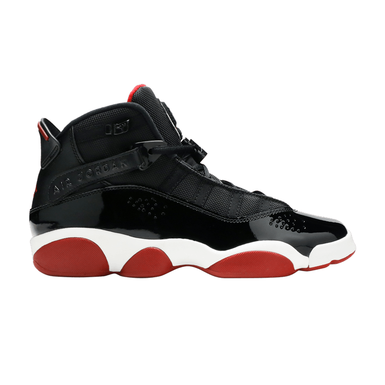 Jordan 6 Rings Black Varsity Red (GS)