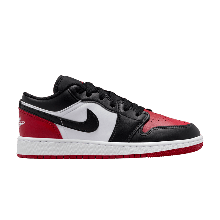 Jordan 1 Low Bred Toe 2.0 (GS) - Side Kicks