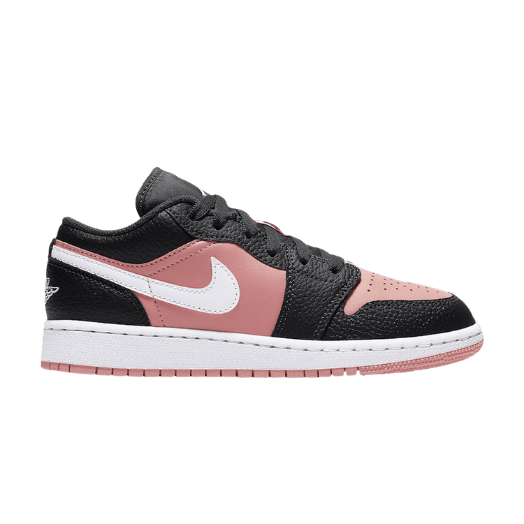 Jordan 1 Low Black Pink Quartz (GS)