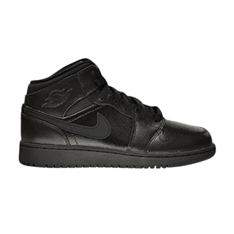 Jordan 1 Mid Triple Black (2015) (GS)