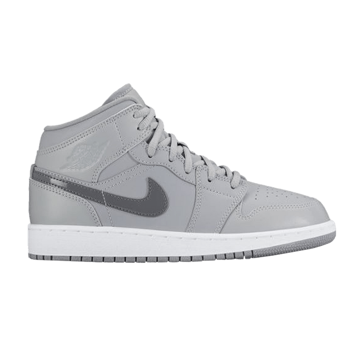Jordan 1 Retro Mid Wolf Grey Cool Grey (GS)