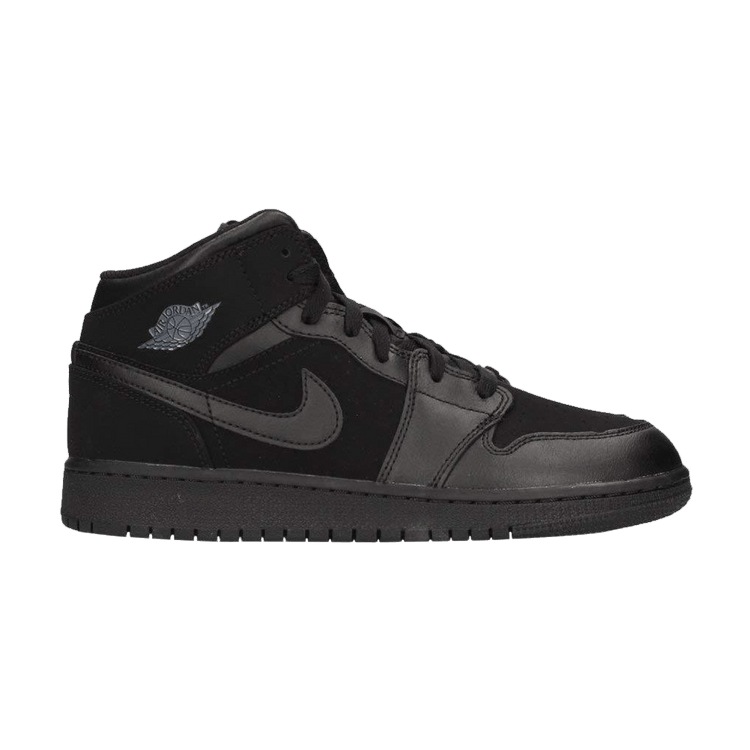 Jordan 1 Mid Triple Black (2016) (GS)