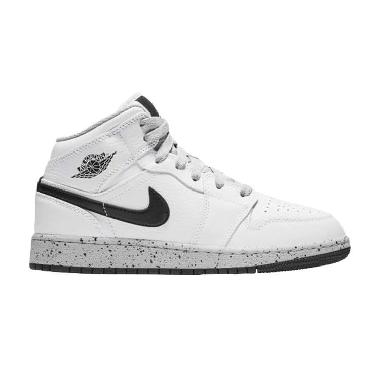 Jordan 1 Mid White Cement (GS)
