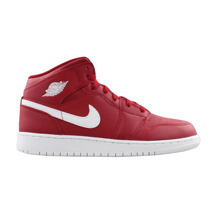Jordan 1 Retro Mid Gym Red White (GS)