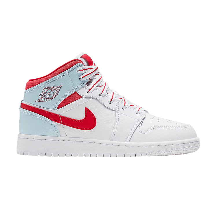 Jordan 1 Mid White Topaz Mist (GS)