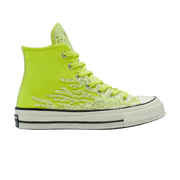 Converse Chuck Taylor All Star 70 Hi Glitter Shine Lemon