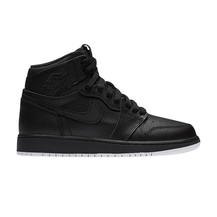 Jordan 1 Retro High Black Perforated (GS)
