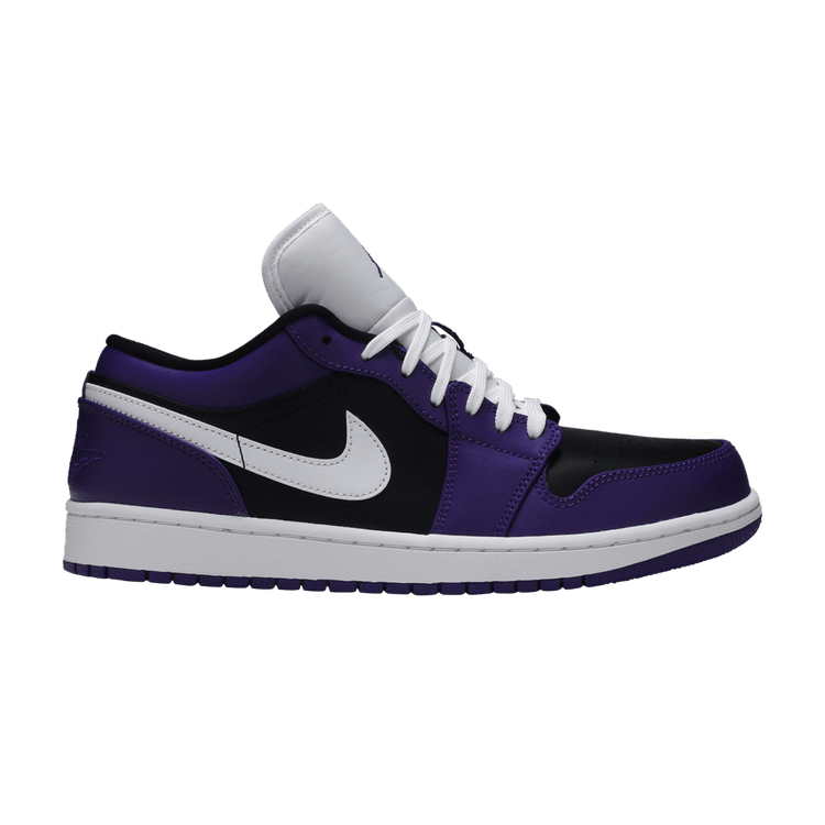 Jordan 1 Low Court Purple Black