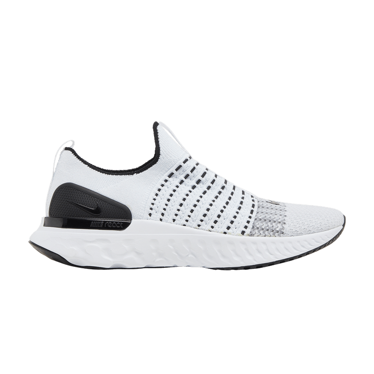 Nike React Phantom Run Flyknit 2 White Black