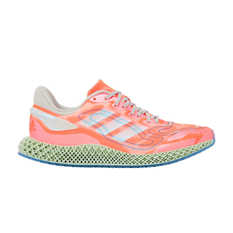 adidas 4D Run 1.0 Cloud White Signal Coral