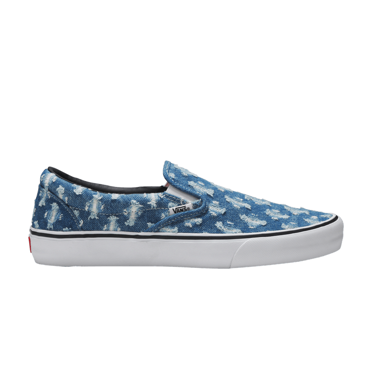 Vans Slip-On Supreme Hole Punch Denim Blue