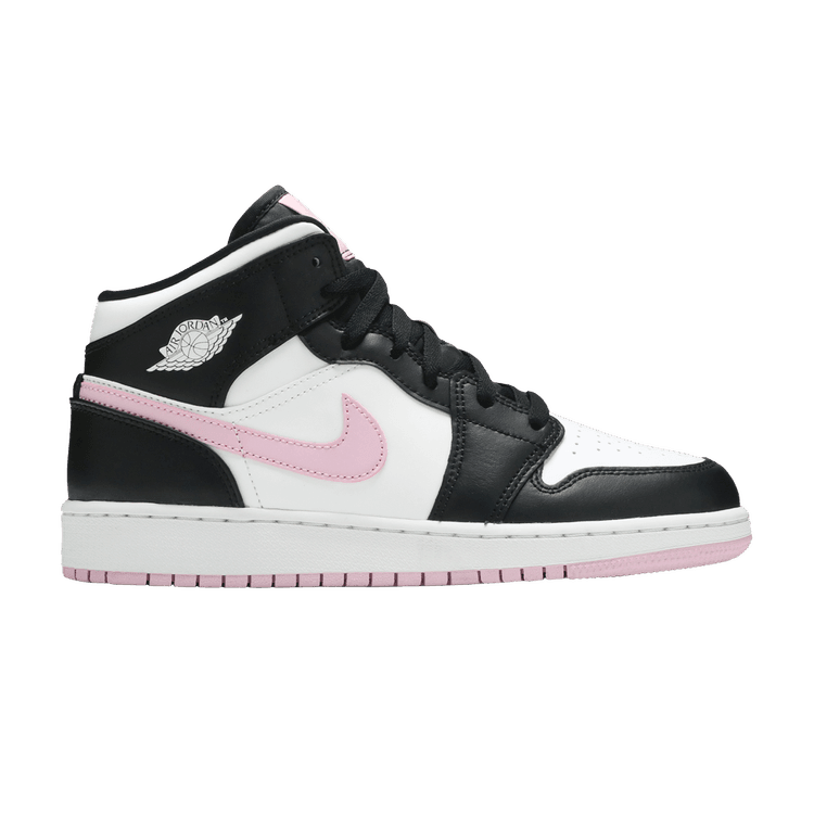 Jordan 1 Mid White Black Light Arctic Pink (GS) - Side Kicks