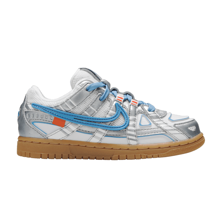 Nike Air Rubber Dunk Off-White University Blue (PS) - Side Kicks