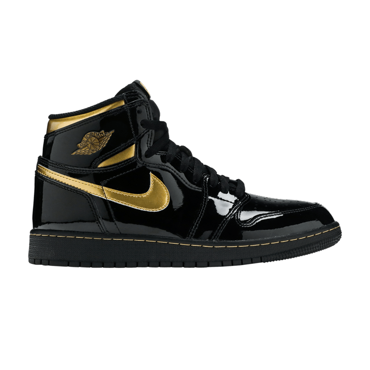 Jordan 1 Retro High Black Metallic Gold (2020) (GS)