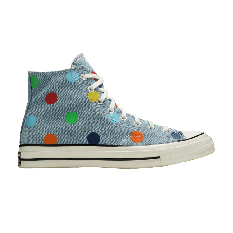 Converse Chuck Taylor All Star 70 Hi Golf Wang Denim Polka Dots
