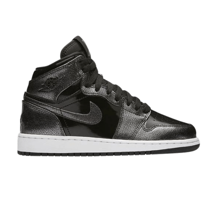 Jordan 1 Retro High Black Patent (GS)