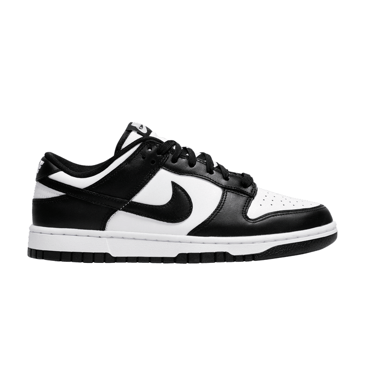 Nike Dunk Low Retro White Black Panda - Side Kicks