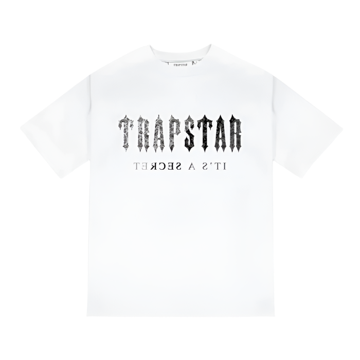 Trapstar Decoded Paisley Monochrome Edition Tee - White