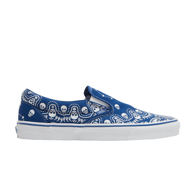 Vans Slip-On Skull Bandana Blue