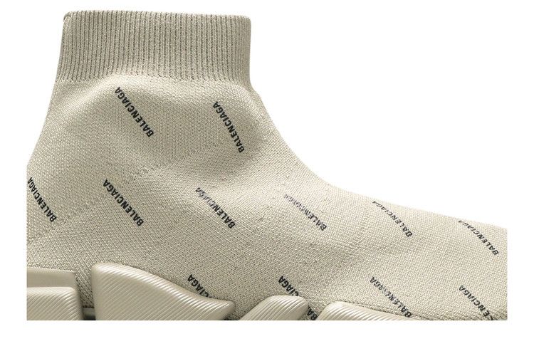 Balenciaga Speed Trainer 2.0 Allover Logo Beige (Women's)