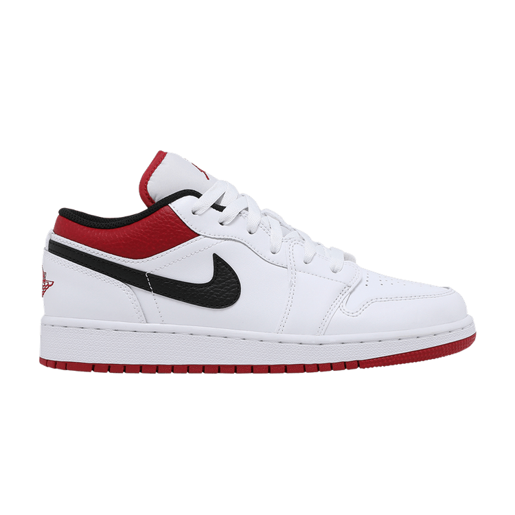 Jordan 1 Low White Gym Red (GS)