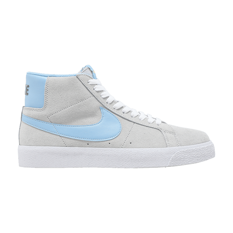 Nike SB Blazer Mid Soft Grey Baby Blue