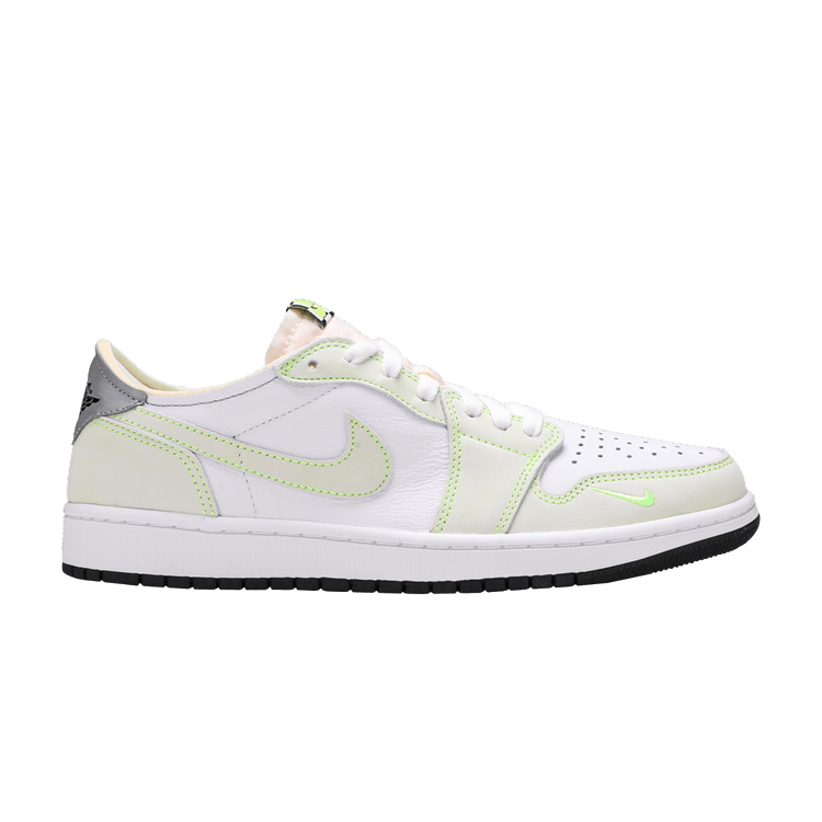 Jordan 1 Retro Low White Ghost Green Black